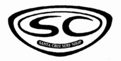 S C SANTA CRUZ SURF SHOP Logo (USPTO, 07.06.2015)