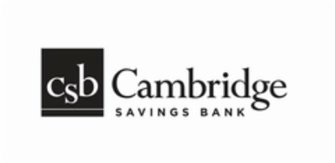 CSB CAMBRIDGE SAVINGS BANK Logo (USPTO, 18.02.2016)