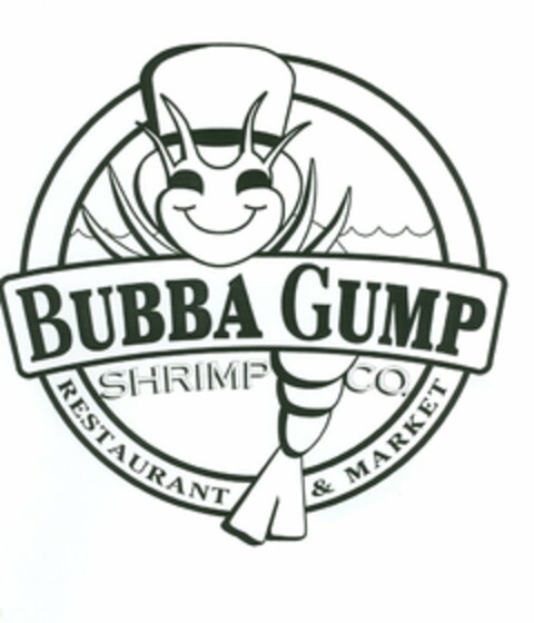 BUBBA GUMP SHRIMP CO. RESTAURANT & MARKET Logo (USPTO, 05.05.2016)