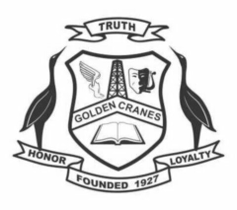 TRUTH GOLDEN CRANES HONOR FOUNDED 1927 LOYALTY Logo (USPTO, 04.08.2016)