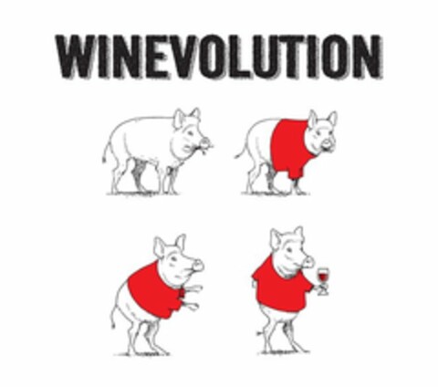 WINEVOLUTION Logo (USPTO, 12.08.2016)