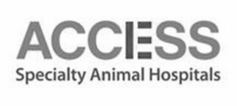 ACCESS SPECIALTY ANIMAL HOSPITALS Logo (USPTO, 20.03.2017)