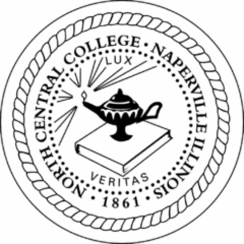 NORTH CENTRAL COLLEGE · NAPERVILLE ILLINOIS  ·1861 · LUX VERITAS Logo (USPTO, 11.07.2017)