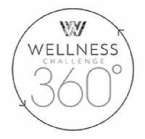 W WELLNESS CHALLENGE 360 Logo (USPTO, 26.01.2018)