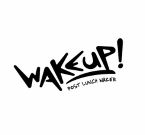 WAKEUP! POST LUNCH WAKER Logo (USPTO, 28.03.2018)