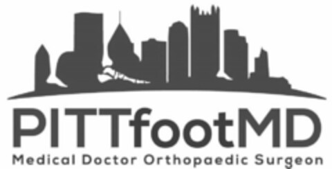 PITT FOOT MD MEDICAL DOCTOR ORTHOPAEDICSURGEON Logo (USPTO, 23.04.2018)