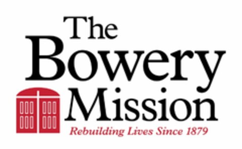 THE BOWERY MISSION REBUILDING LIVES SINCE 1879 Logo (USPTO, 21.05.2018)