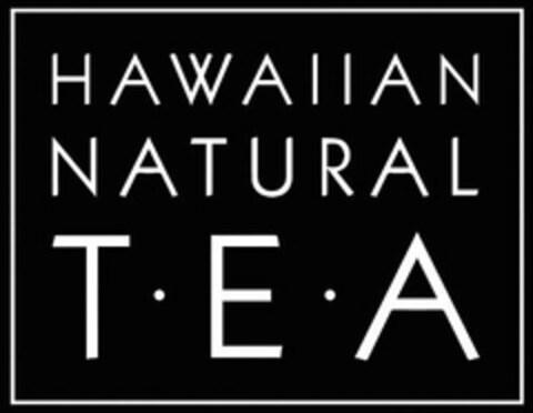 HAWAIIAN NATURAL T·E·A Logo (USPTO, 06/06/2018)