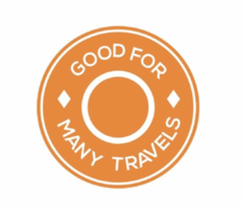 GOOD FOR MANY TRAVELS Logo (USPTO, 05/15/2019)