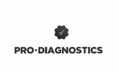 PRO · DIAGNOSTICS Logo (USPTO, 06/03/2019)