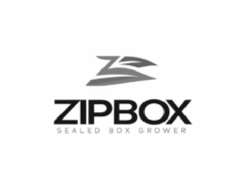 ZIPBOX SEALED BOX GROWER Logo (USPTO, 06/05/2019)