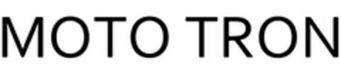 MOTO TRON Logo (USPTO, 12.08.2019)