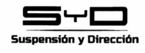 SYD SUSPENSIÓN Y DIRECCIÓN Logo (USPTO, 16.10.2019)