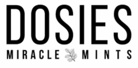 DOSIES MIRACLE MINTS Logo (USPTO, 10/28/2019)