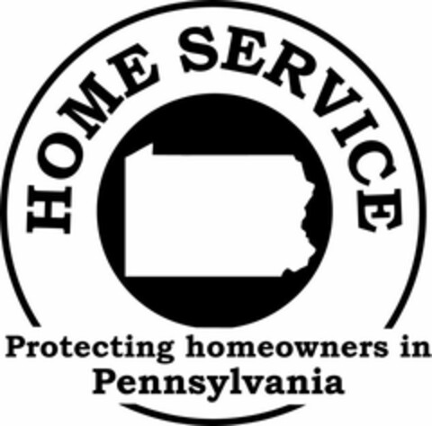 HOME SERVICE PROTECTING HOMEOWNERS IN PENNSYLVANIA Logo (USPTO, 04.01.2010)