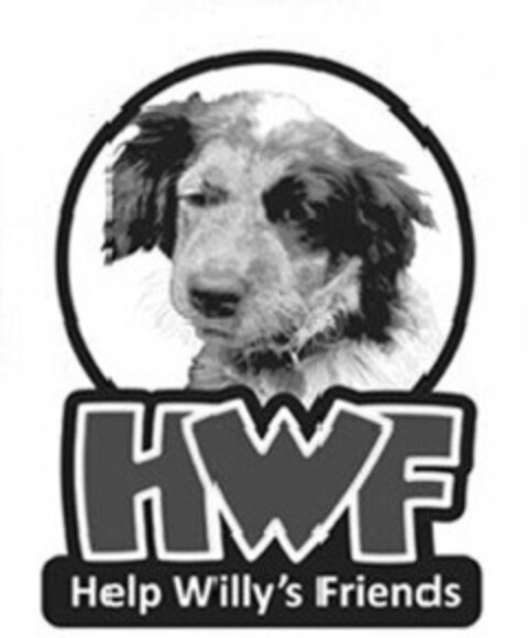 HWF HELP WILLY'S FRIENDS Logo (USPTO, 31.01.2010)