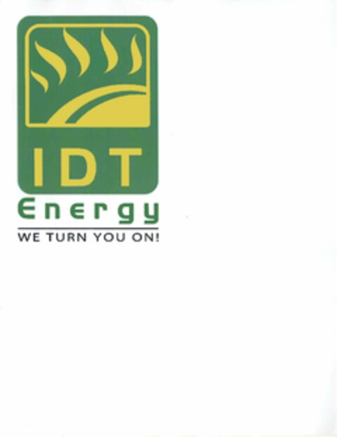 IDT ENERGY WE TURN YOU ON! Logo (USPTO, 20.09.2010)