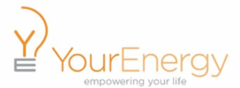 YE YOUR ENERGY EMPOWERING YOUR LIFE Logo (USPTO, 09/10/2012)