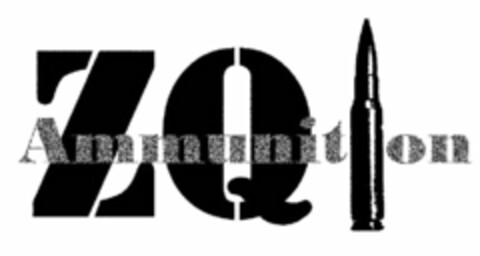 ZQI AMMUNITION Logo (USPTO, 18.07.2013)