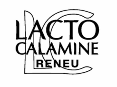 LC LACTO CALAMINE RENEU Logo (USPTO, 30.07.2013)