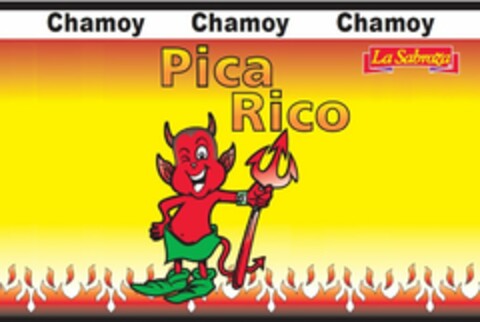 PICA RICO CHAMOY LA SABROZA Logo (USPTO, 25.09.2013)