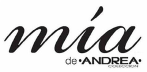 MIA DE · ANDREA · COLECCION Logo (USPTO, 15.10.2013)