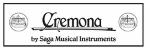 CREMONA BY SAGA MUSICAL INSTRUMENTS Logo (USPTO, 15.08.2014)