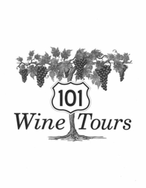 101 WINE TOURS Logo (USPTO, 09.09.2014)