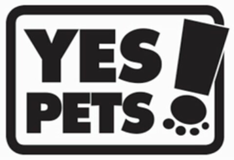 YES PETS! Logo (USPTO, 23.02.2015)