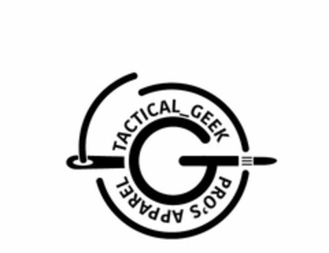 TACTICAL_GEEK PRO'S APPAREL Logo (USPTO, 04/23/2015)