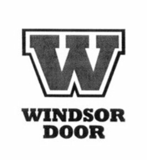 W WINDSOR DOOR Logo (USPTO, 03.03.2016)