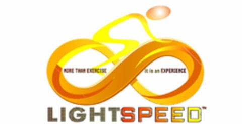 LIGHTSPEED MORE THAN EXERCISE IT IS AN EXPERIENCE Logo (USPTO, 08/09/2016)