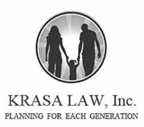 KRASA LAW, INC. PLANNING FOR EACH GENERATION Logo (USPTO, 09/16/2016)