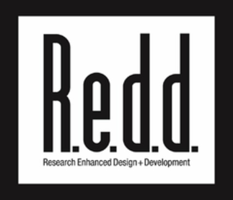RESEARCH ENHANCED DESIGN + DEVELOPMENT R.E.D.D. Logo (USPTO, 03.11.2016)
