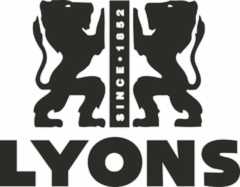 LYONS SINCE 1852 Logo (USPTO, 07.08.2017)