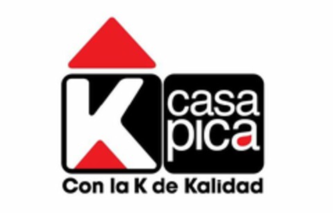 K CASA PICA CON LA K DE KALIDAD Logo (USPTO, 23.04.2018)