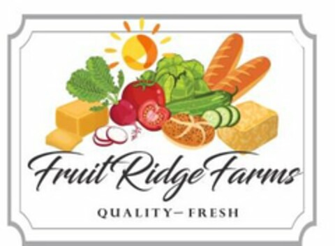 FRUIT RIDGE FARMS QUALITY - FRESH Logo (USPTO, 03.05.2018)