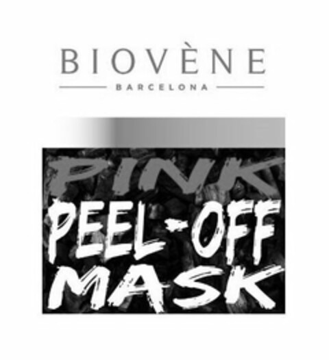 BIOVÈNE BARCELONA PINK PEEL-OFF MASK Logo (USPTO, 07/16/2018)