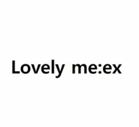 LOVELY ME:EX Logo (USPTO, 09/11/2018)