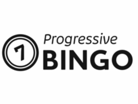 7 PROGRESSIVE BINGO Logo (USPTO, 31.12.2018)