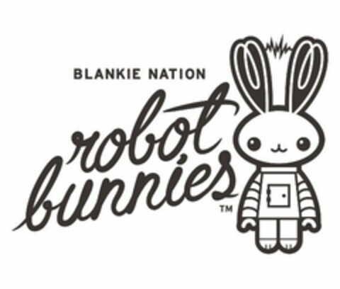 ROBOT BUNNIES BLANKIE NATION Logo (USPTO, 14.05.2019)