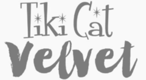 TIKI CAT VELVET Logo (USPTO, 22.10.2019)