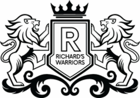 R RICHARD'S WARRIORS Logo (USPTO, 15.07.2020)