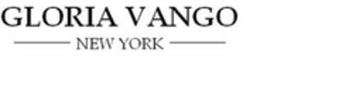 GLORIA VANGO NEW YORK Logo (USPTO, 24.04.2009)