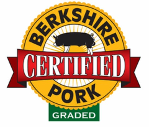 CERTIFIED BERKSHIRE PORK GRADED Logo (USPTO, 09/14/2009)