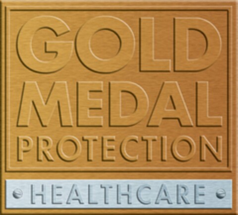 GOLD MEDAL PROTECTION HEALTHCARE Logo (USPTO, 10/20/2010)