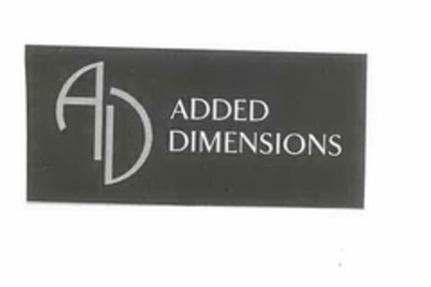 AD ADDED DIMENSIONS Logo (USPTO, 26.10.2010)