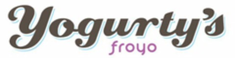 YOGURTY'S FROYO Logo (USPTO, 29.12.2010)