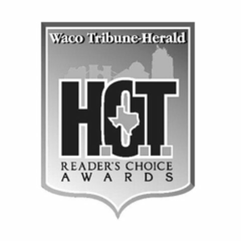 WACO TRIBUNE-HERALD H.O.T. READER'S CHOICE AWARDS Logo (USPTO, 02/25/2011)