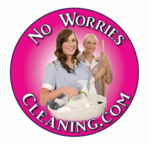 NO WORRIES CLEANING.COM Logo (USPTO, 17.03.2011)